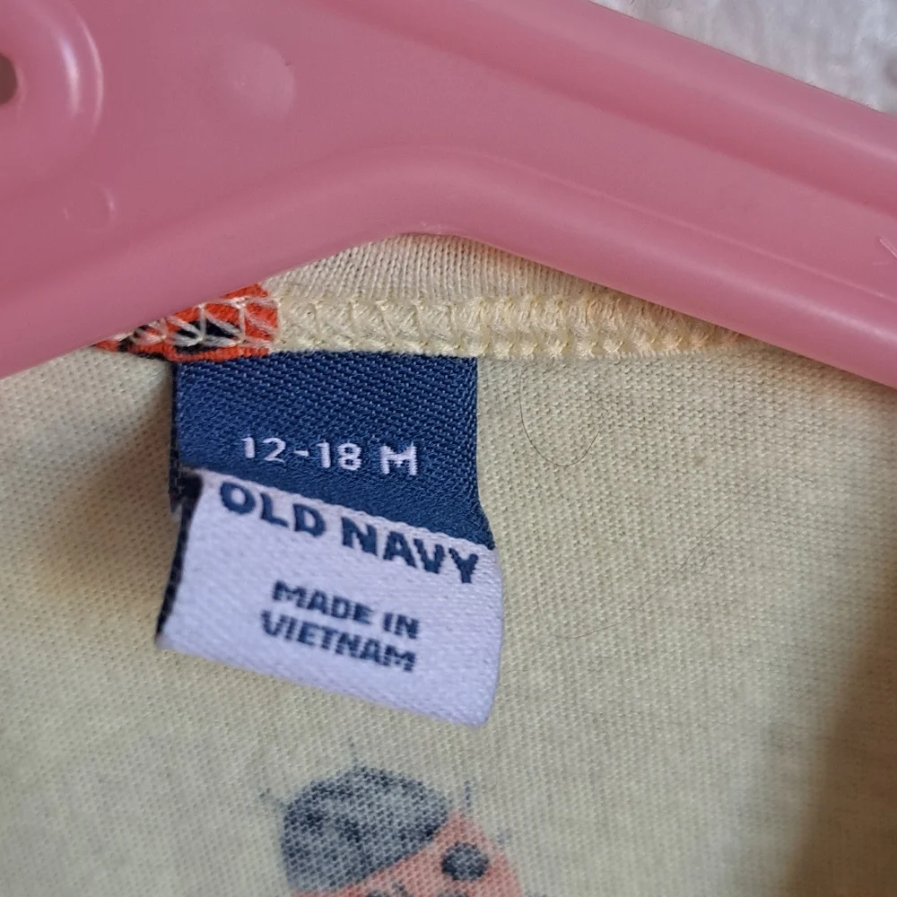 Old Navy Girls Yellow Ladybug Dress Size 12M